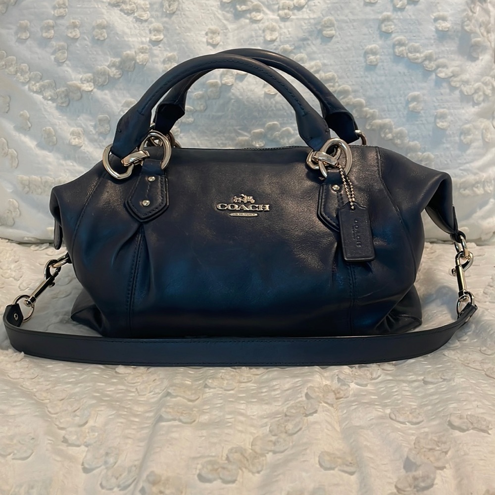 Coach #F33806 Colette Leather Satchel Shoulder Bag